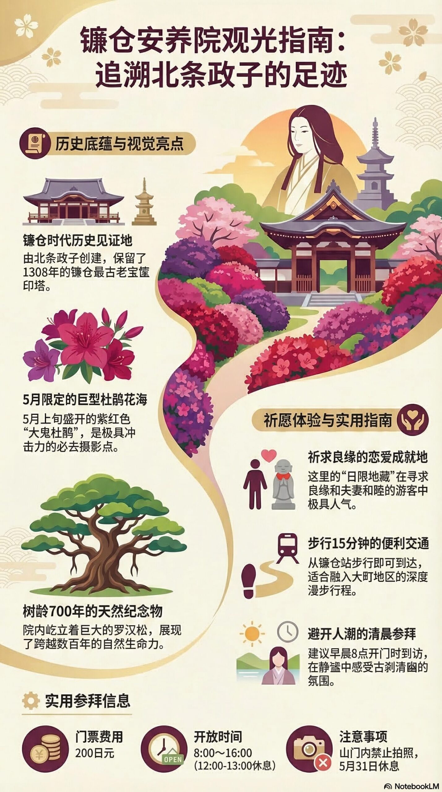 安养院旅游信息图 | 镰仓观光完全指南 安养院旅游信息图