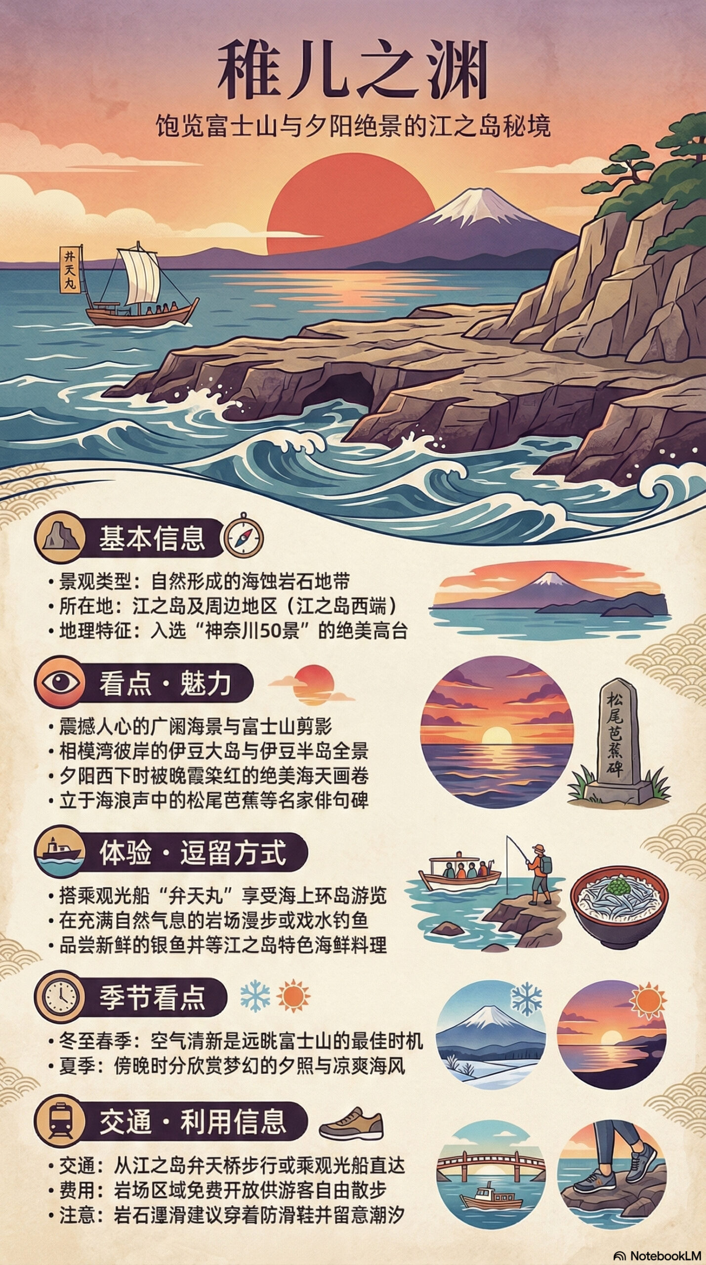 稚儿之渊旅游信息图