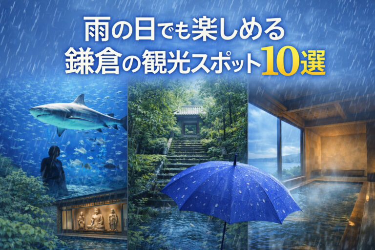 鎌倉で雨の日でも楽しめる観光スポット10選