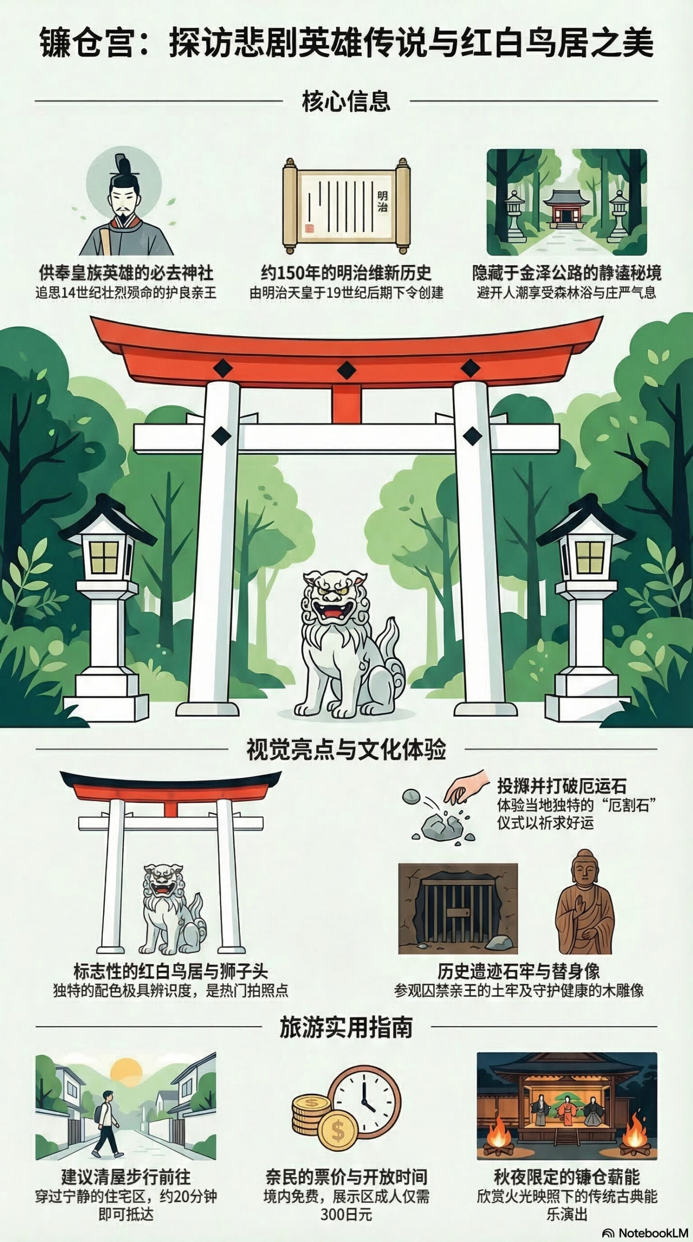 镰仓宫旅游信息图