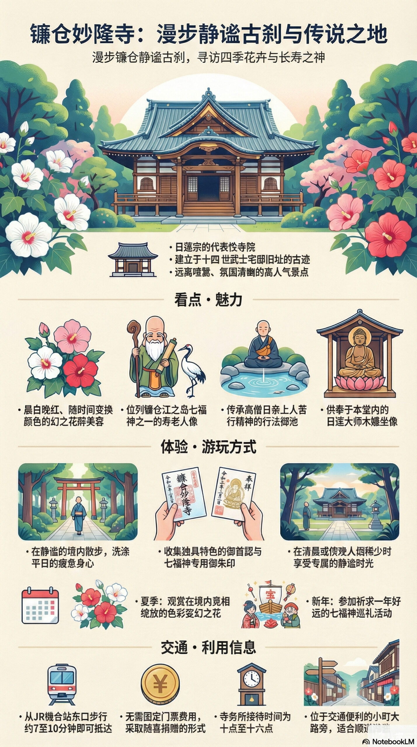 妙隆寺旅游信息图