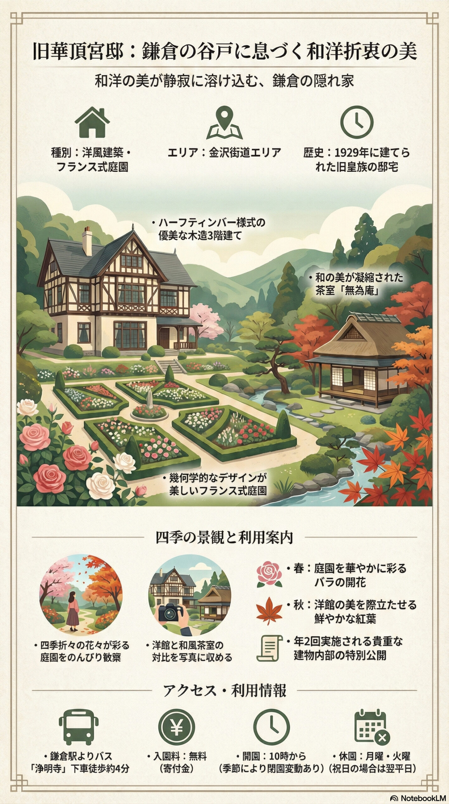 妙隆寺の観光情報インフォグラフィック