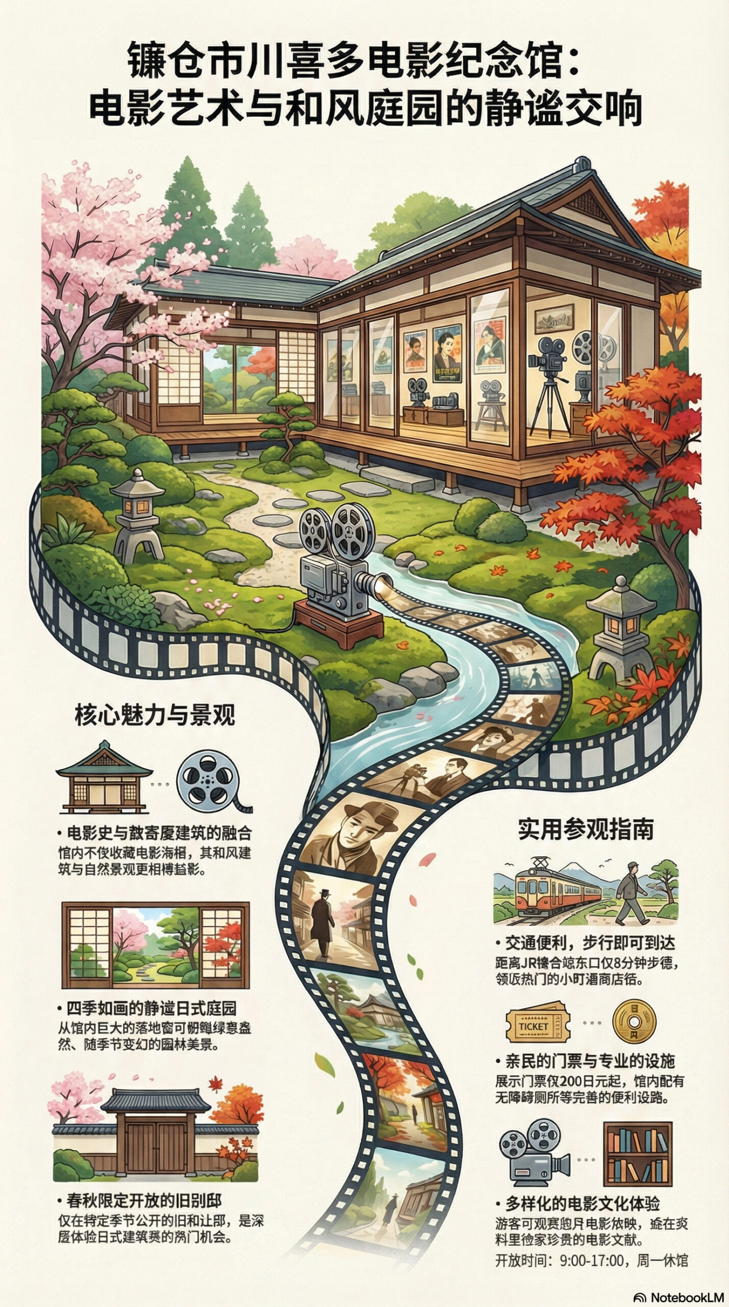 镰仓市川喜多电影纪念馆旅游信息图 | 镰仓观光完全指南 镰仓市川喜多电影纪念馆旅游信息图