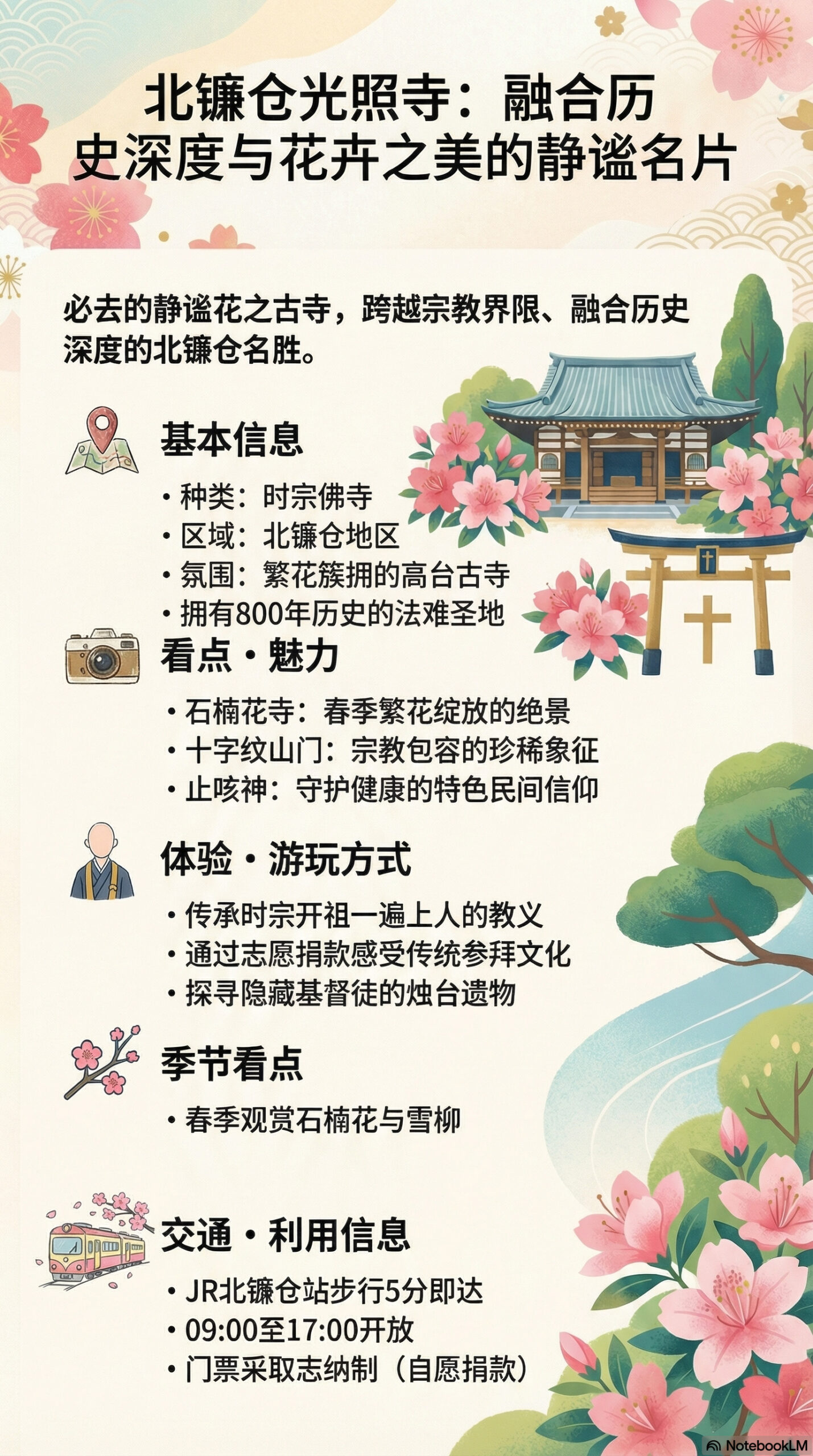 光照寺旅游信息图