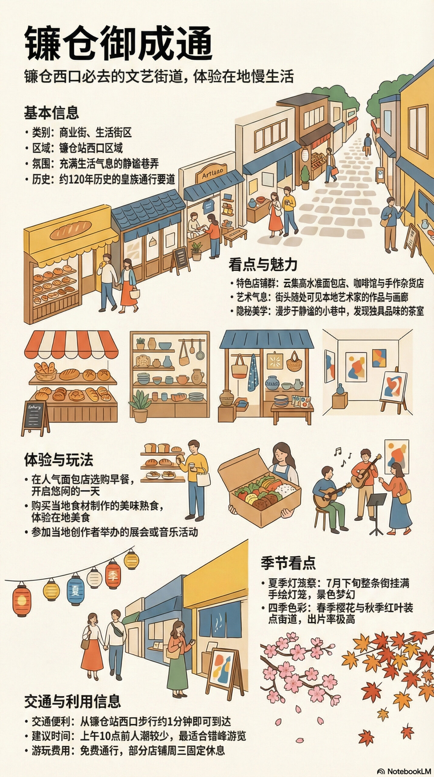 御成通旅游信息图